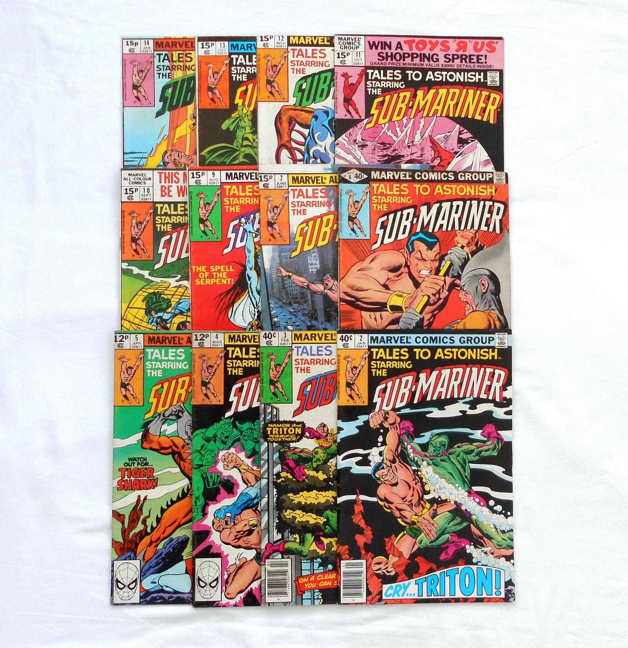 Tales To Astonish Series 2 #2-7, 9-14 Broken Run