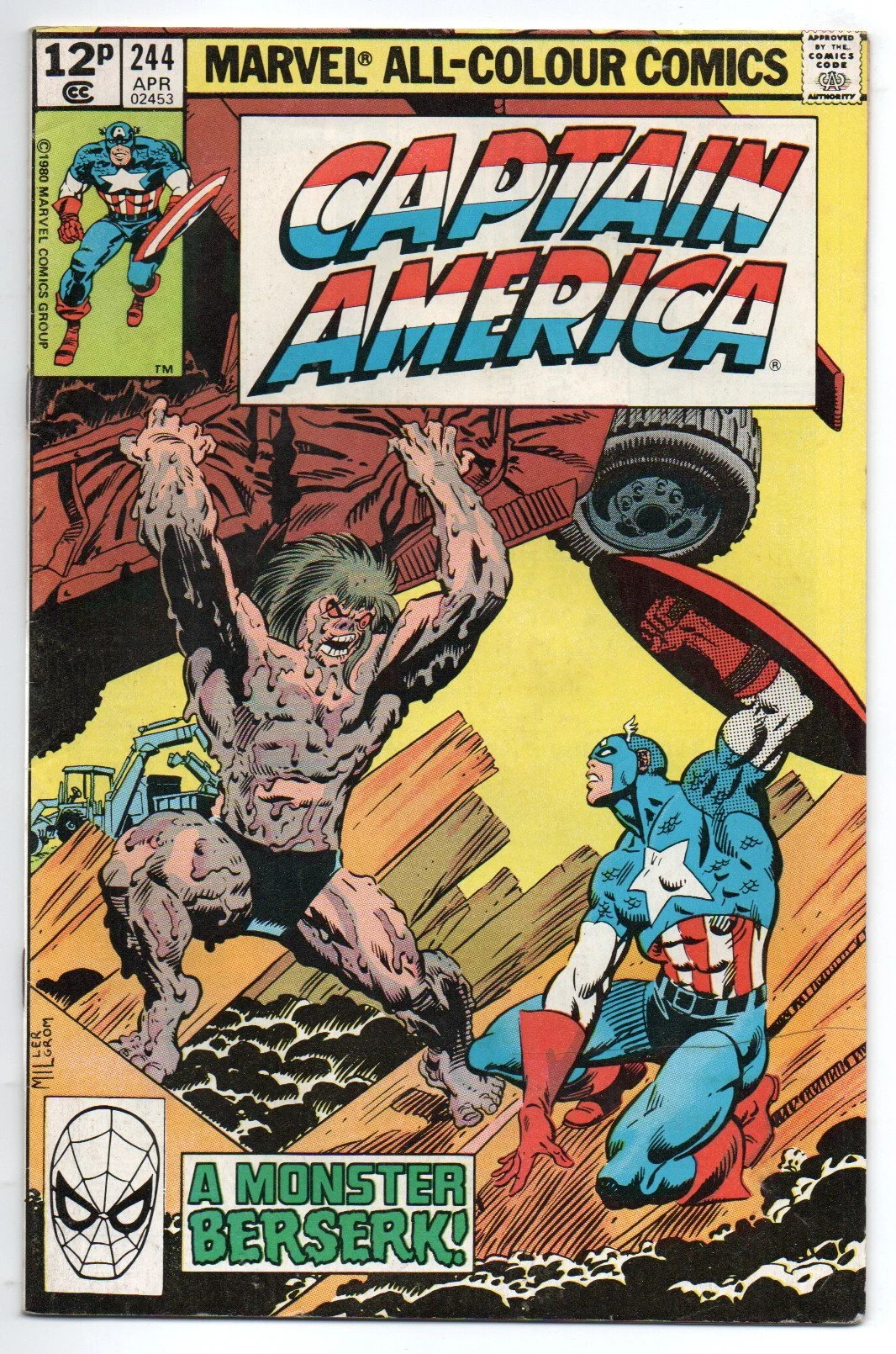 Captain America Series 1 #244 Pence Copy