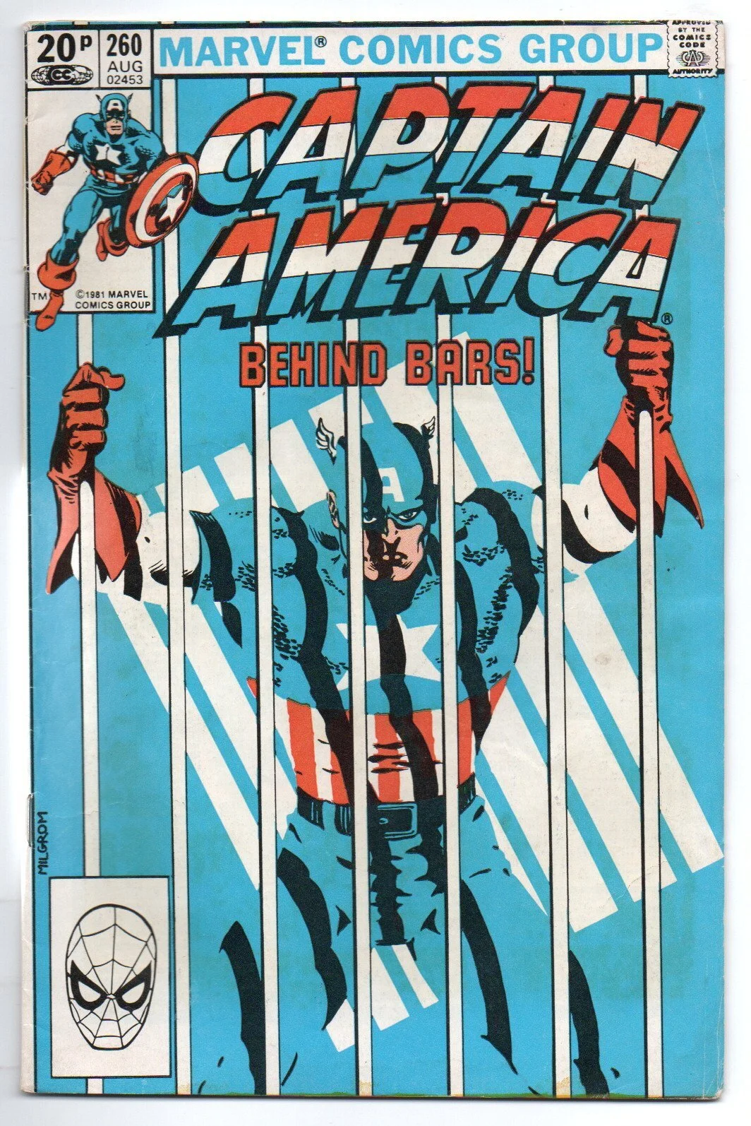 Captain America Series 1 #260 Pence Copy