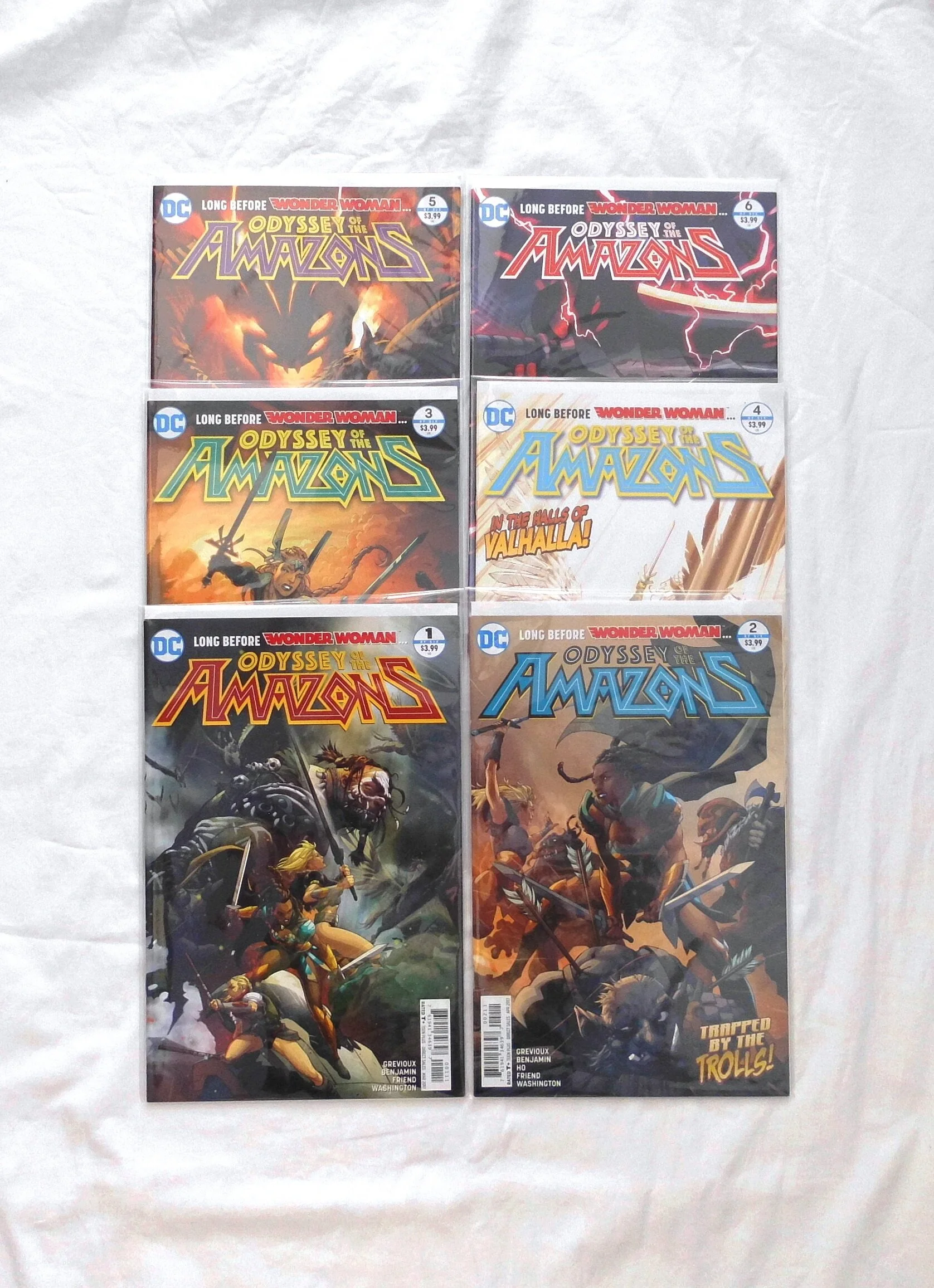 Odyssey of the Amazons #1-6 Full Set