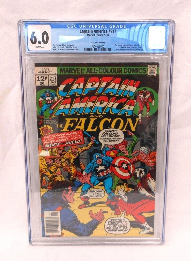 Captain America Series 1 #217 Pence Copy CGC 6.0