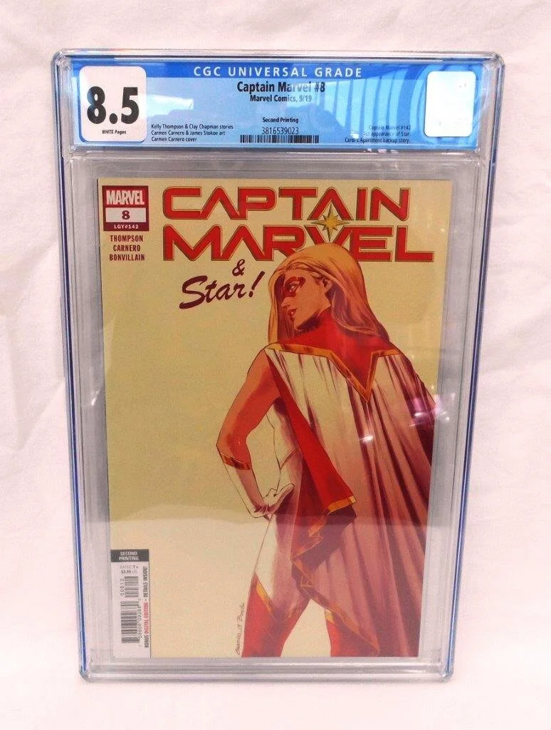 Captain Marvel Series 11 #8 2nd Print CGC 8.5
