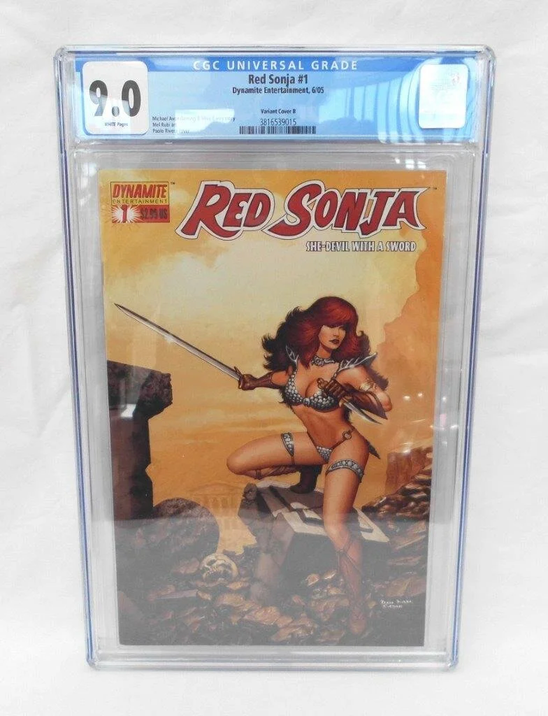 Red Sonja #1 Rivera Variant CGC 9.0