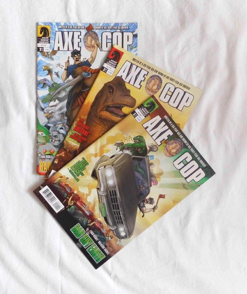 Axe Cop: Bad Guy Earth #1-3 Full Set