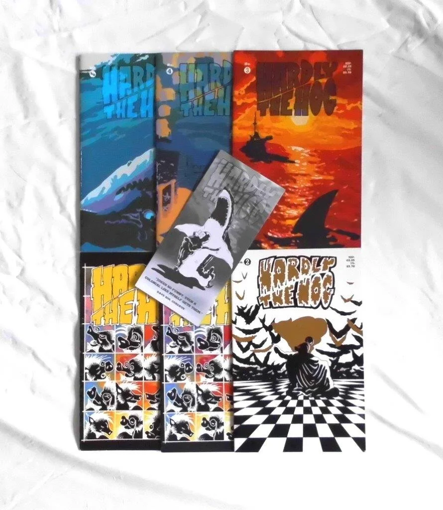 Hardly The Hog #1-5 Run plus Promo Material