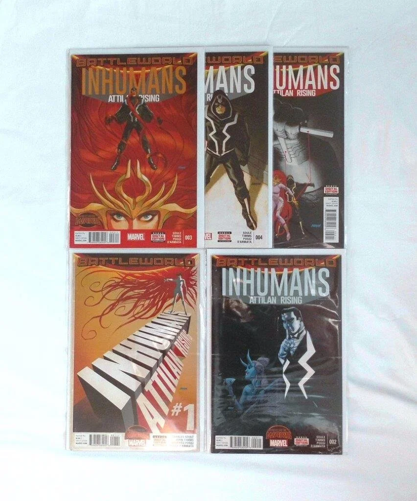 Inhumans: Attilan Rising #1-5 Full Set