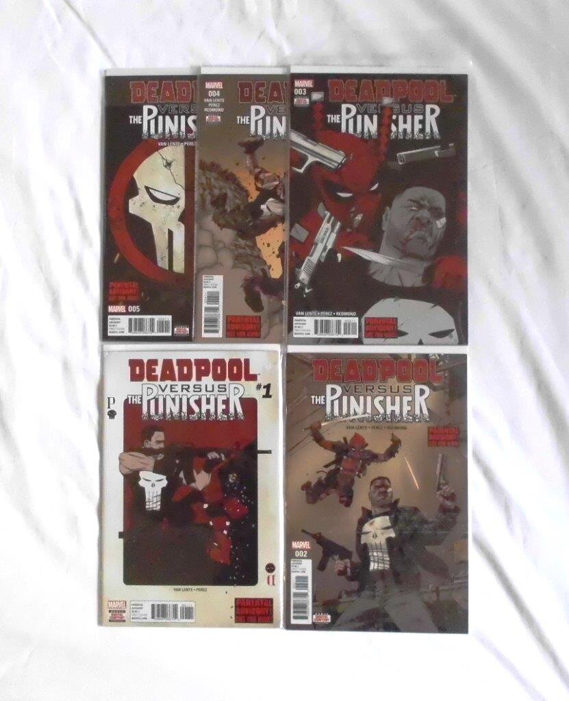 Deadpool Vs Punisher #1-5 Full Set