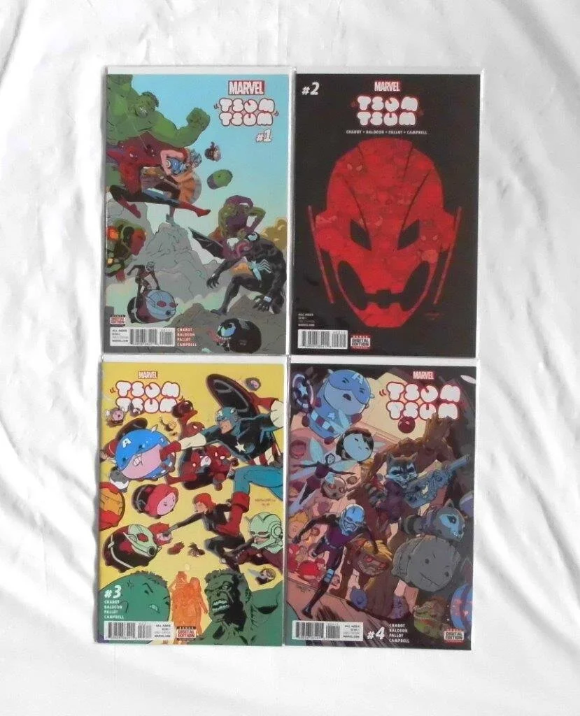 Marvel Tsum Tsum #1-4 Full Set