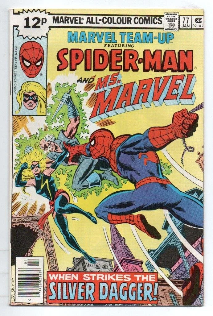 Marvel Team-Up Series 1 #77 Pence Copy
