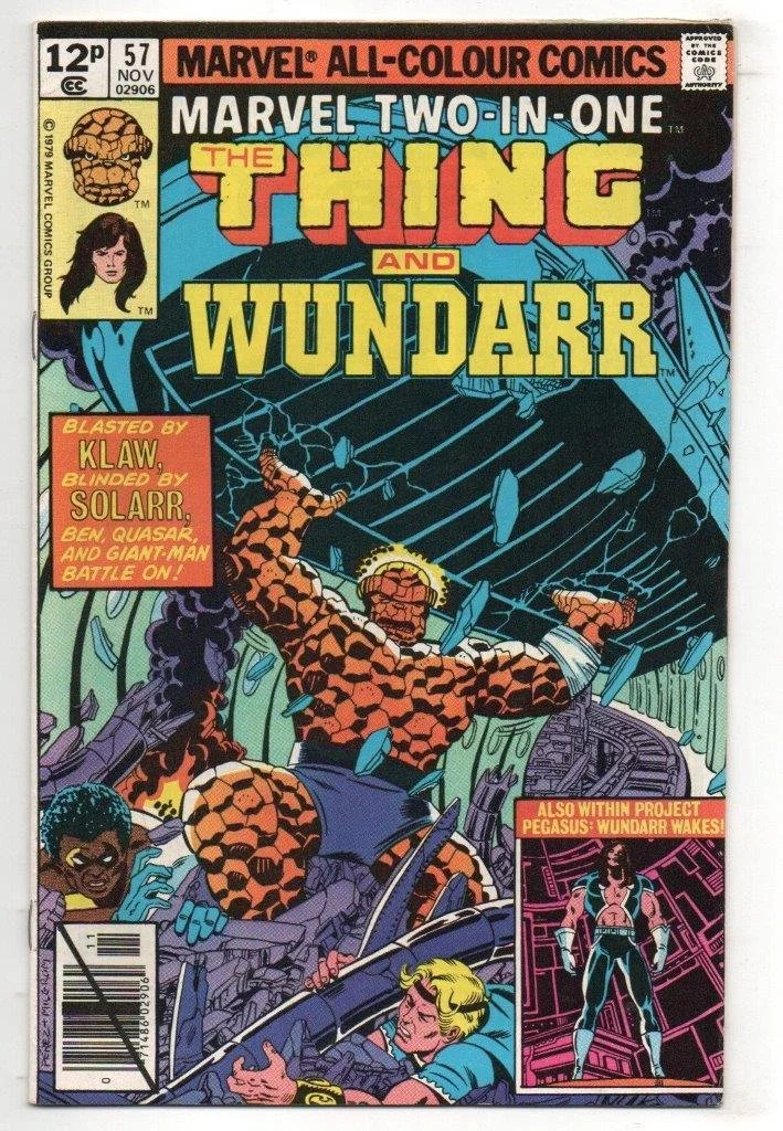 Marvel Two-In-One Series 1 #57 Pence Copy