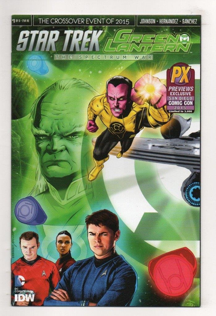 Star Trek Green Lantern #1 PX SDCC Exclusive Cover