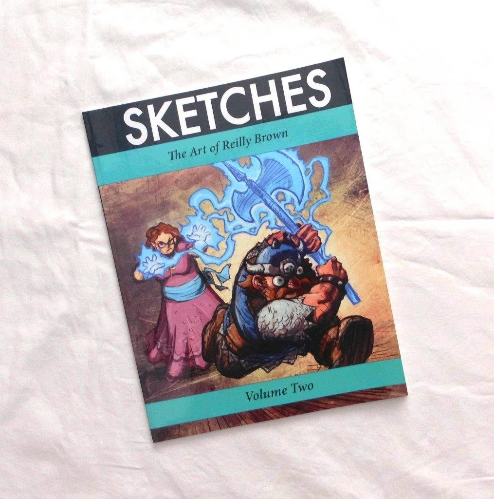 Sketches: The Art of Reilly Brown Volume 2 SC Signed