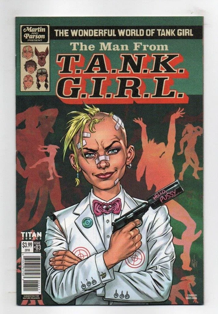 The Wonderful World Of Tank Girl #3 Cover B