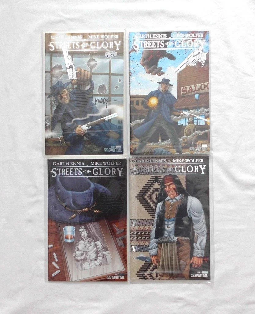 Streets Of Glory #0 (Signed) -3 Platinum Eds Bundle