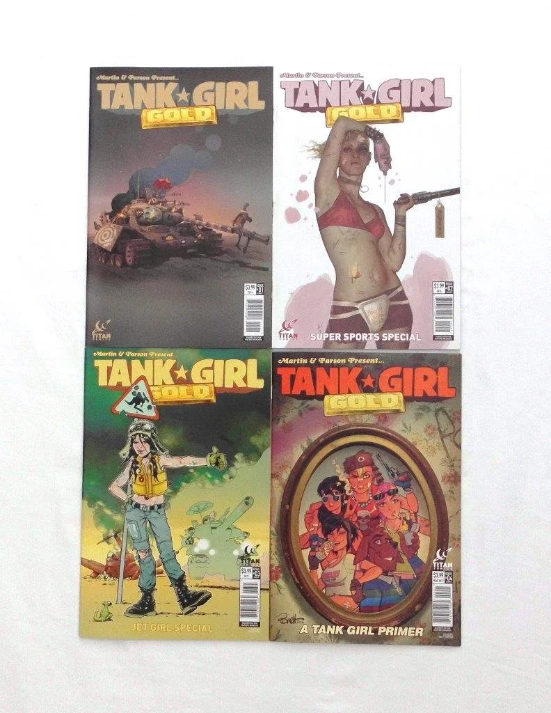 Tank Girl Gold #1-4 Full Set B