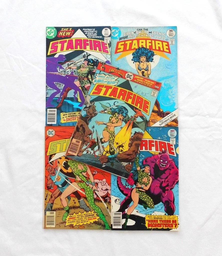 Starfire #2,3 and 5-7 (of eight) Bundle