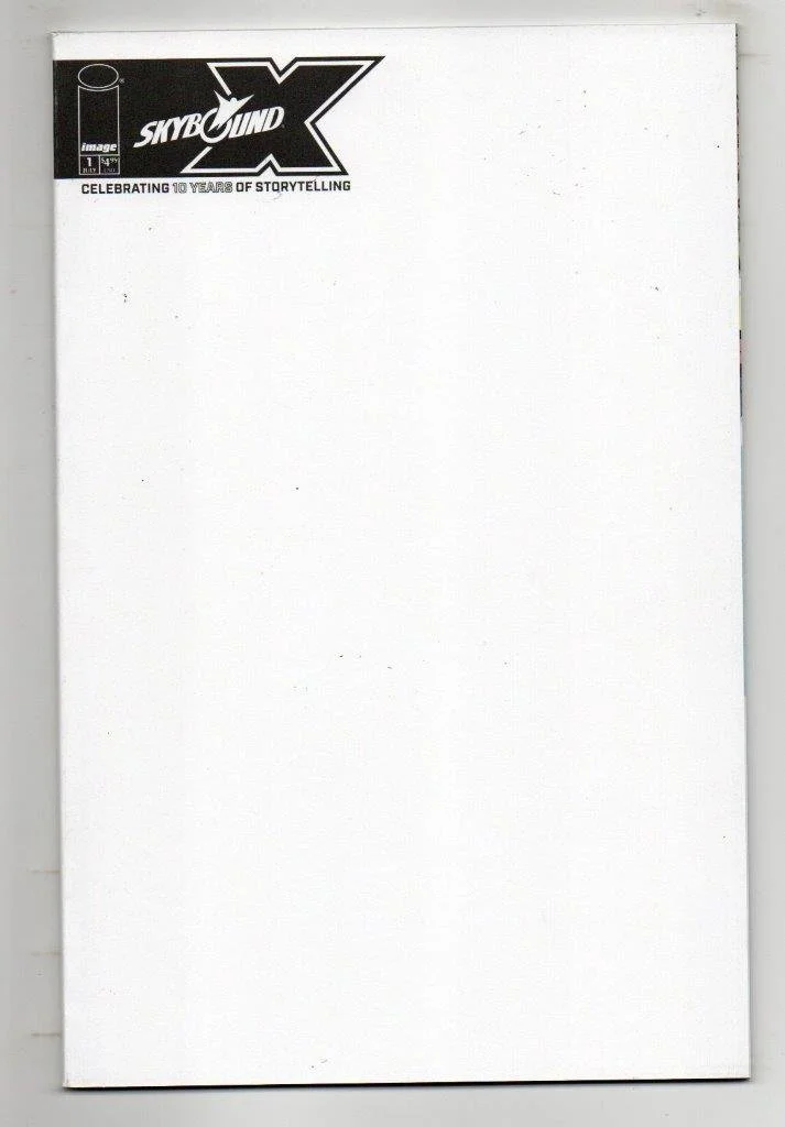 Skybound X #1 Blank Cover Variant