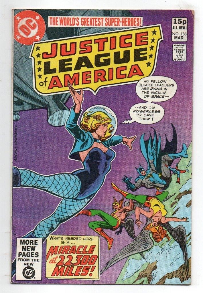 Justice League of America Series 1 #188 Pence Copy