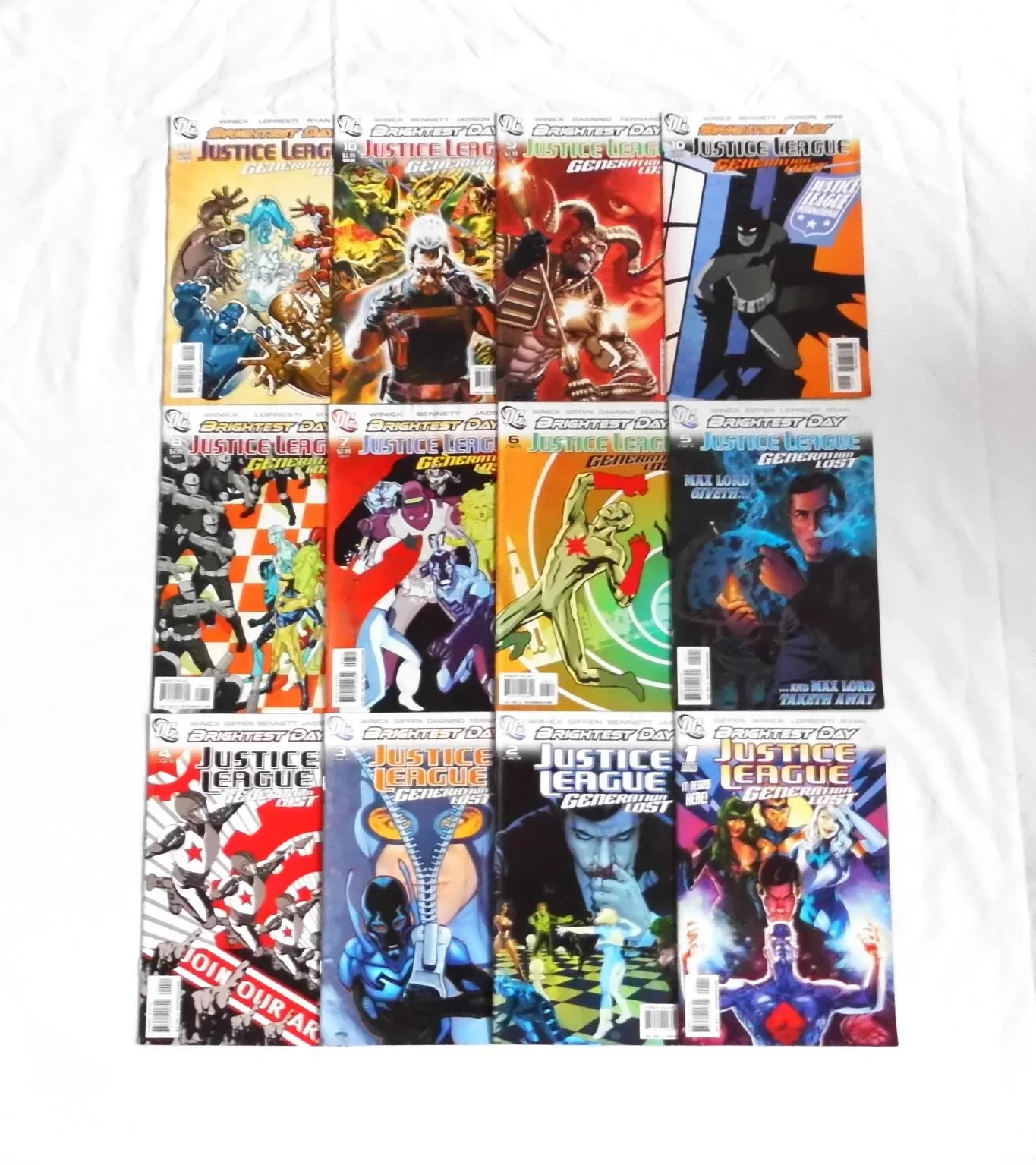 Justice League Generation Lost #1-11 Run