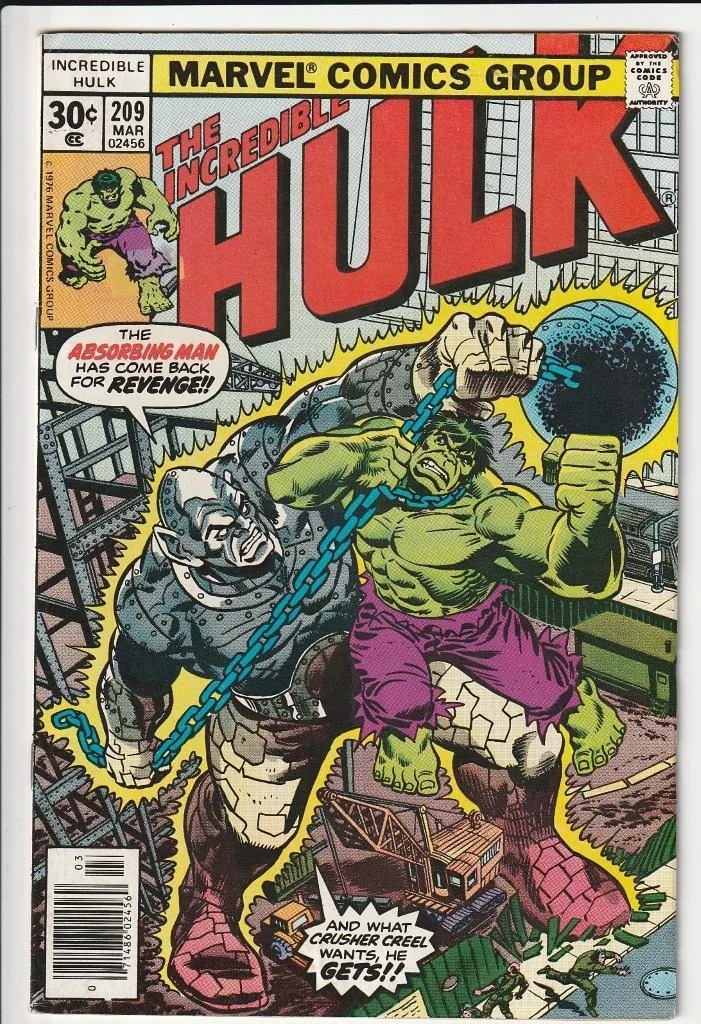 Incredible Hulk Series 1 #209