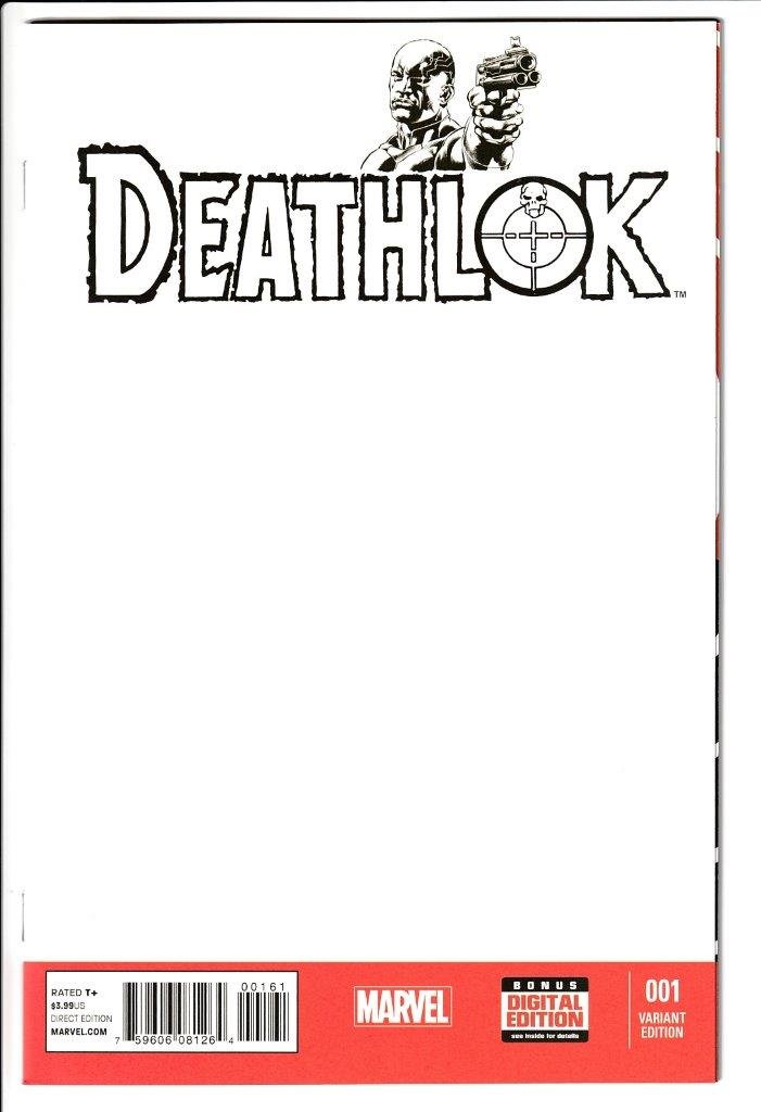 Deathlok Series 4 #1 Blank Cover Variant