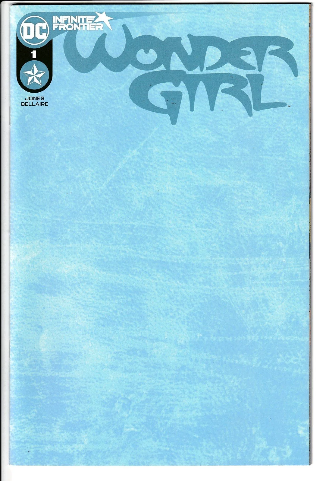 Wonder Girl #1 Blank Cover Variant