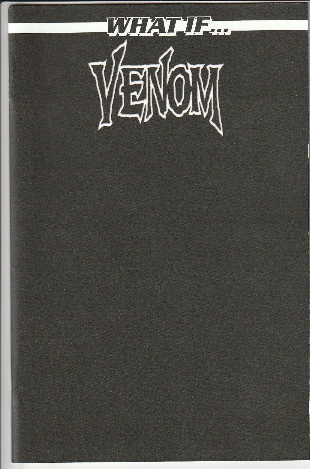 What If...Venom #1 Blank Cover Variant