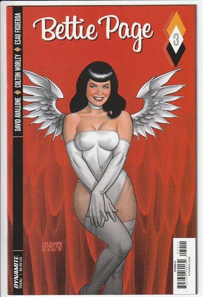 Bettie Page #3 Cover A Linsner Variant