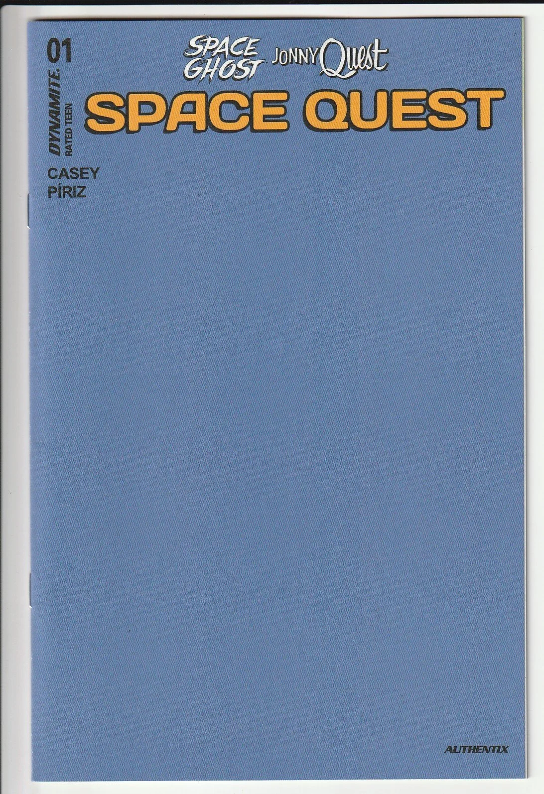 Space Quest #1 Blank Cover Variant