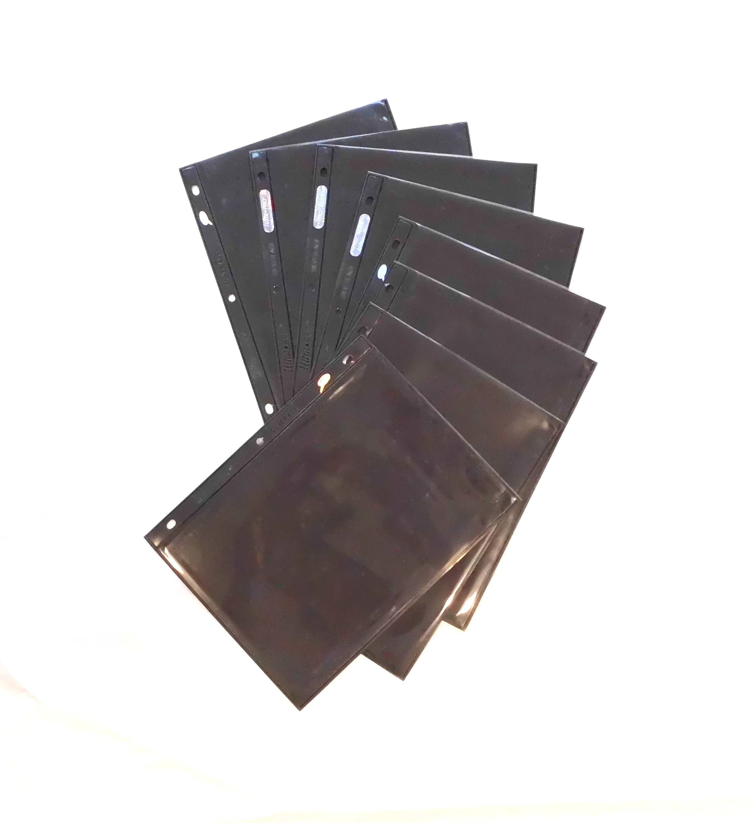 USED Ultra-Pro Silver Age Ringbinder Comic Sleeves x8