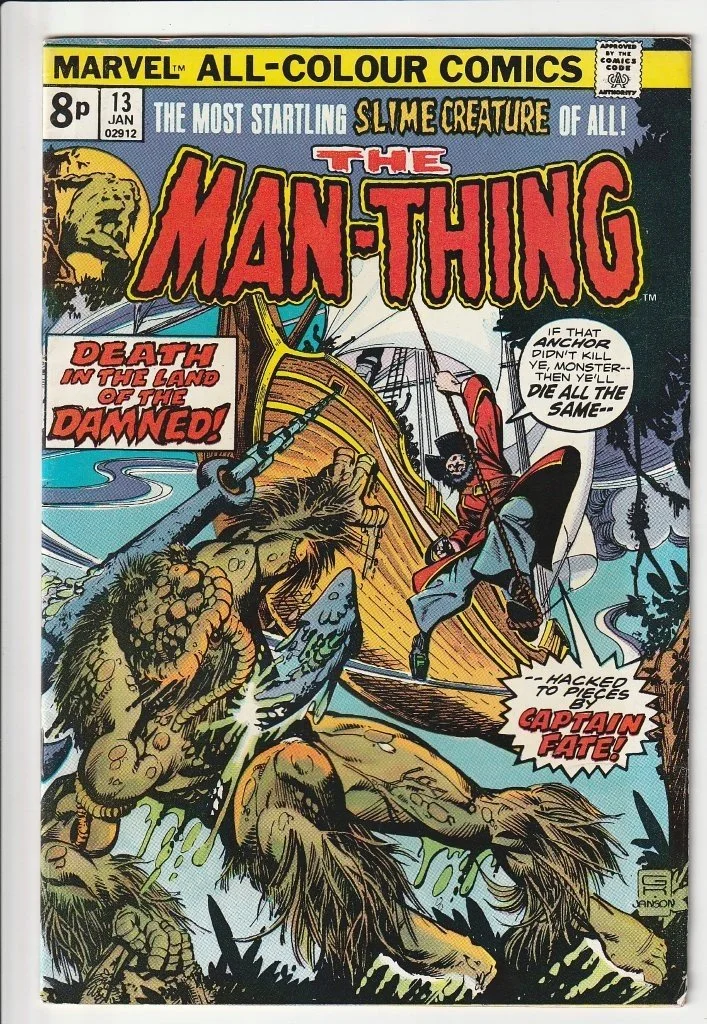 Man-Thing Series 1 #13 Pence Copy