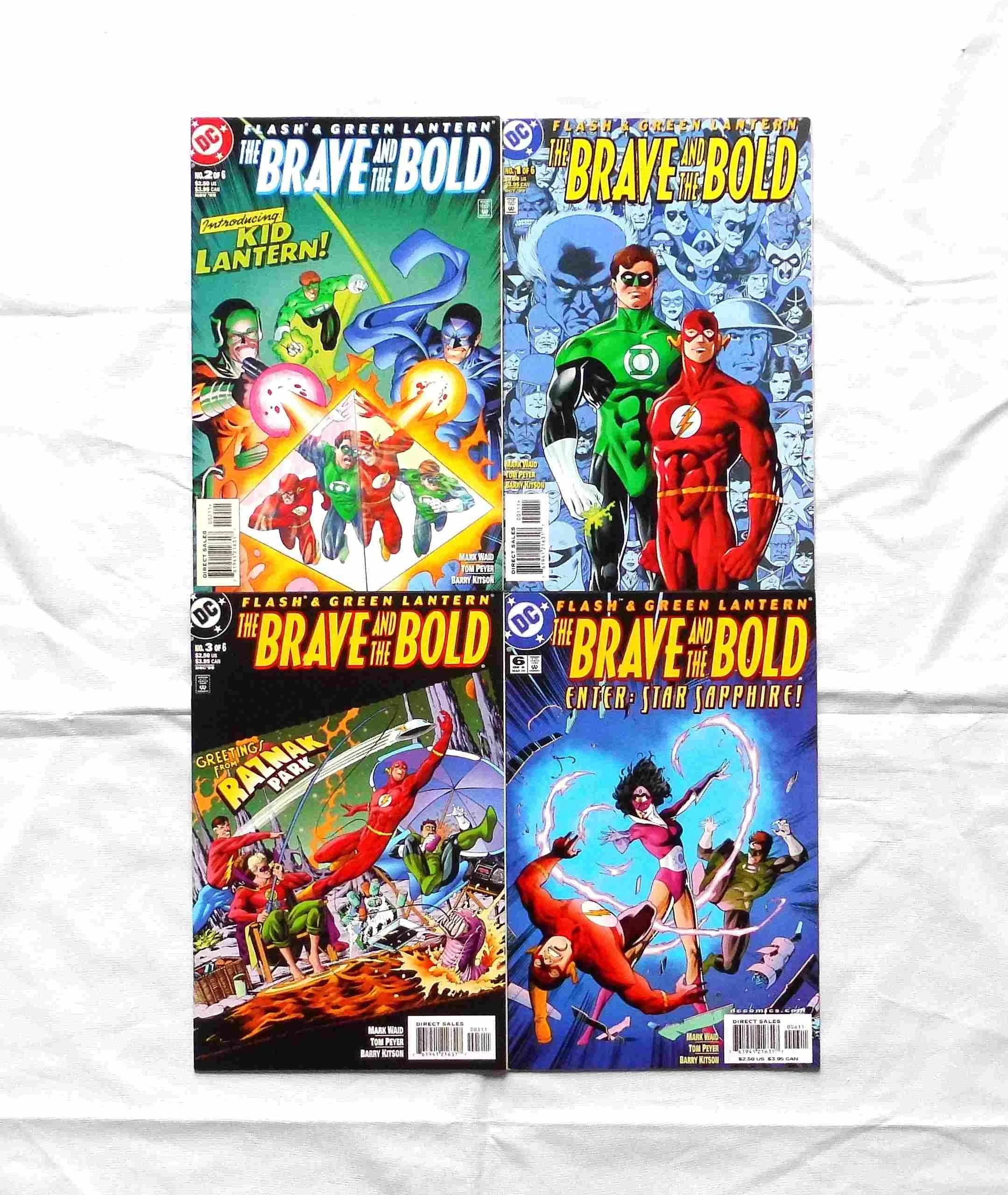 Flash and Green Lantern: Brave and the Bold #1-3 and 6 (of six) Bundle