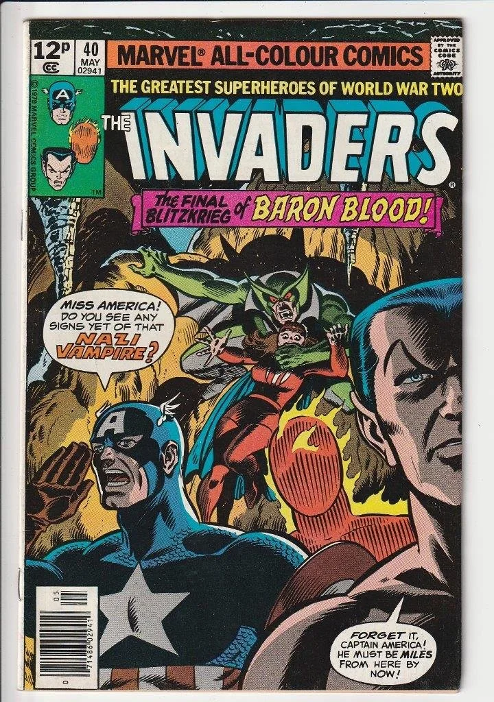 Invaders Series 1 #40 Pence Copy