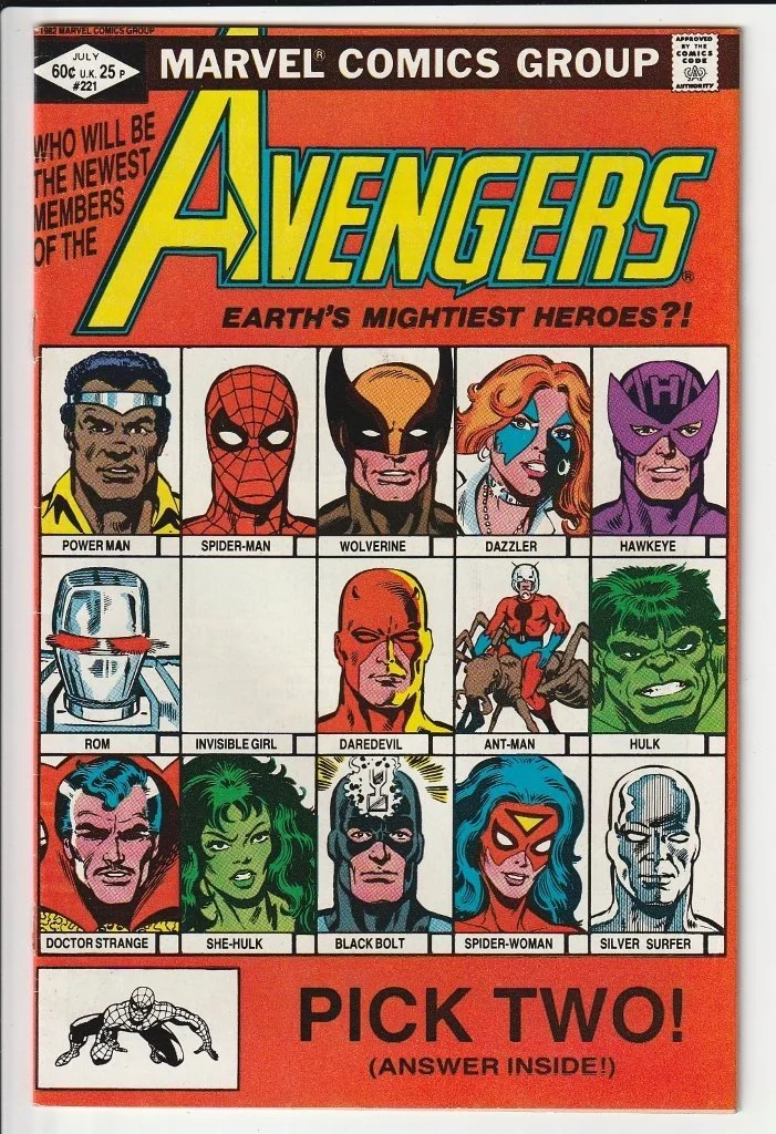 Avengers Series 1 #221