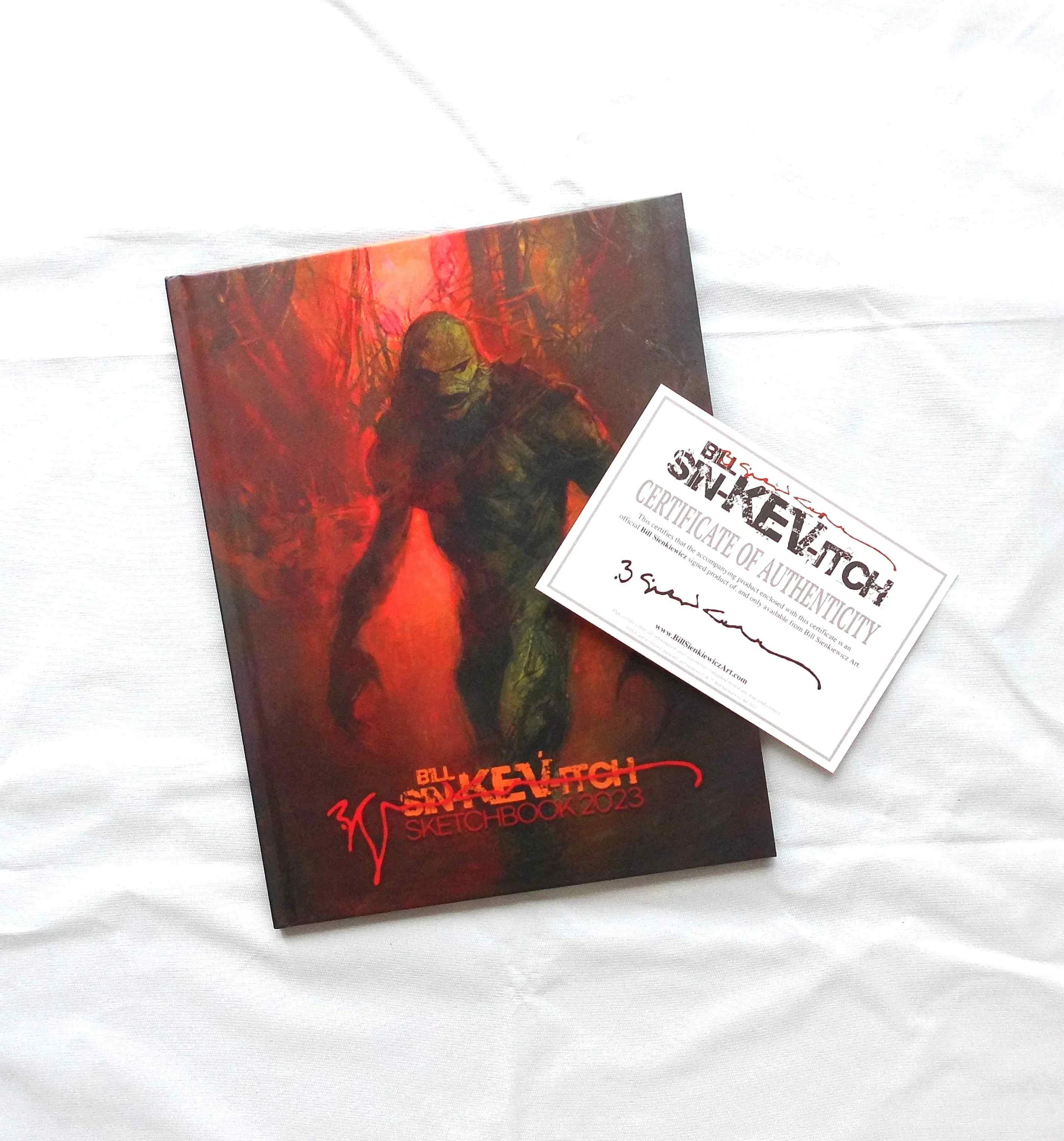 Bill Sienkiewicz Sketchbook 2023 HC SIGNED