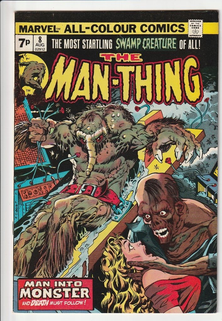 Man-Thing Series 1 #8 Pence Copy