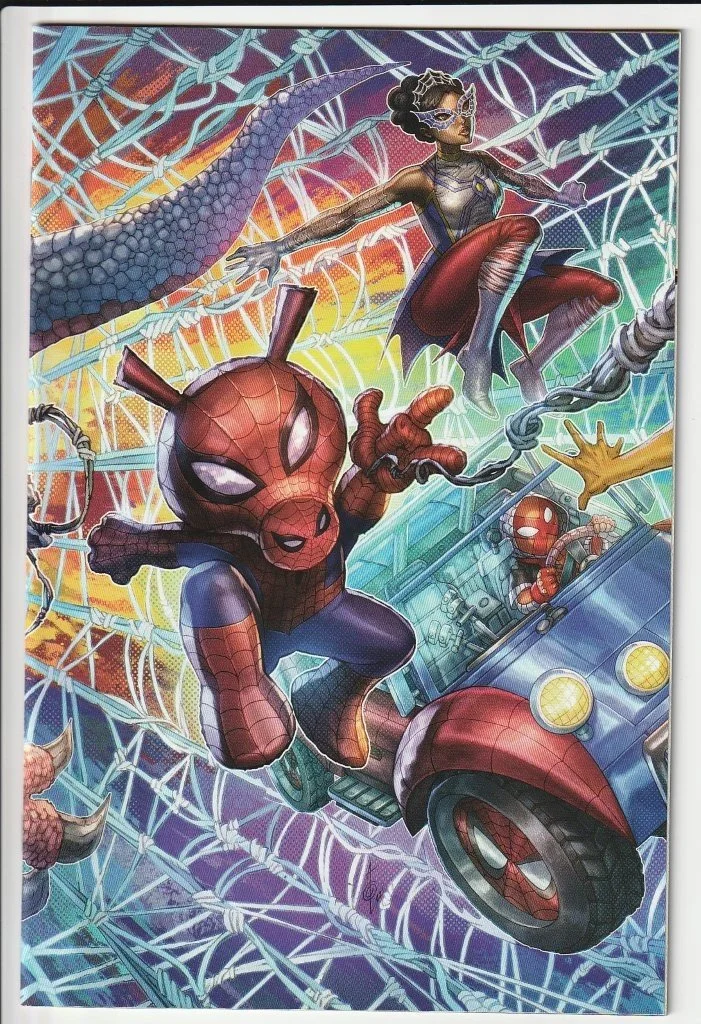 Edge Of Spider-Verse Series 2 #4 Quah Virgin Connecting Variant