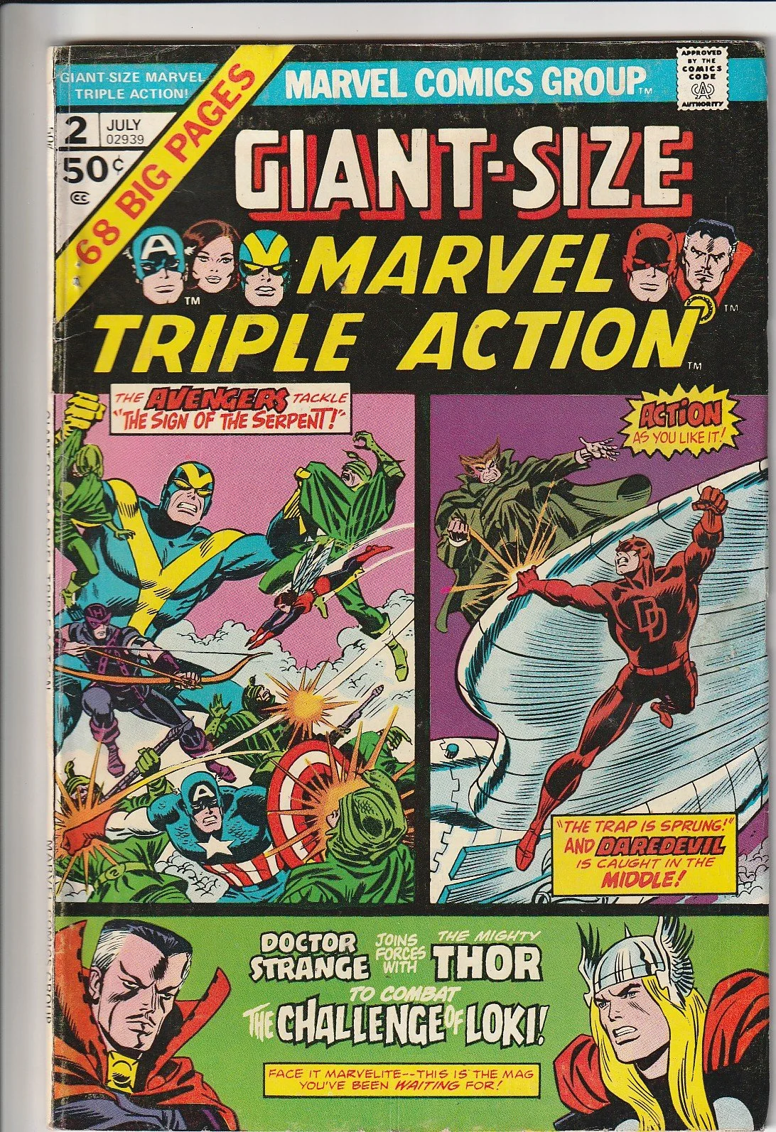 Giant-Size Marvel Triple Action #2