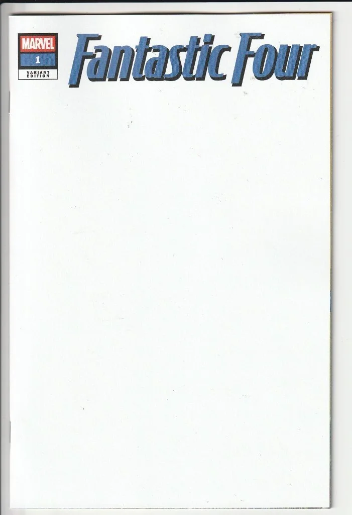 Fantastic Four Series 8 #1 Blank Cover Variant