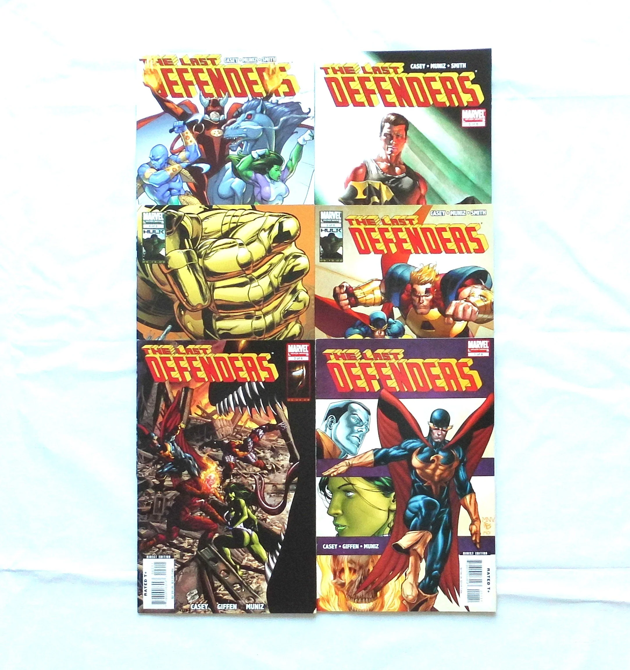 Last Defenders #1-6 Full Set