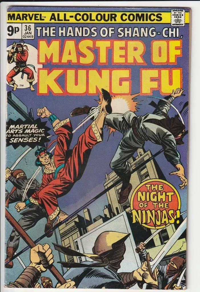 Master Of Kung-Fu Series 1 #36 Pence Copy