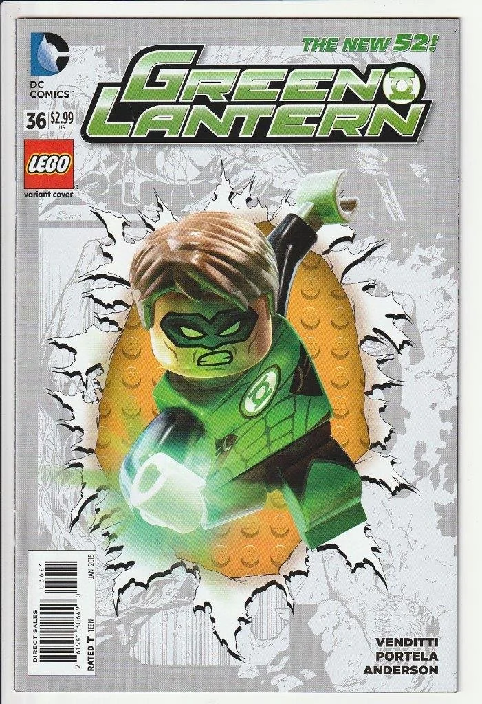Green Lantern Series 5 #36 Lego Variant