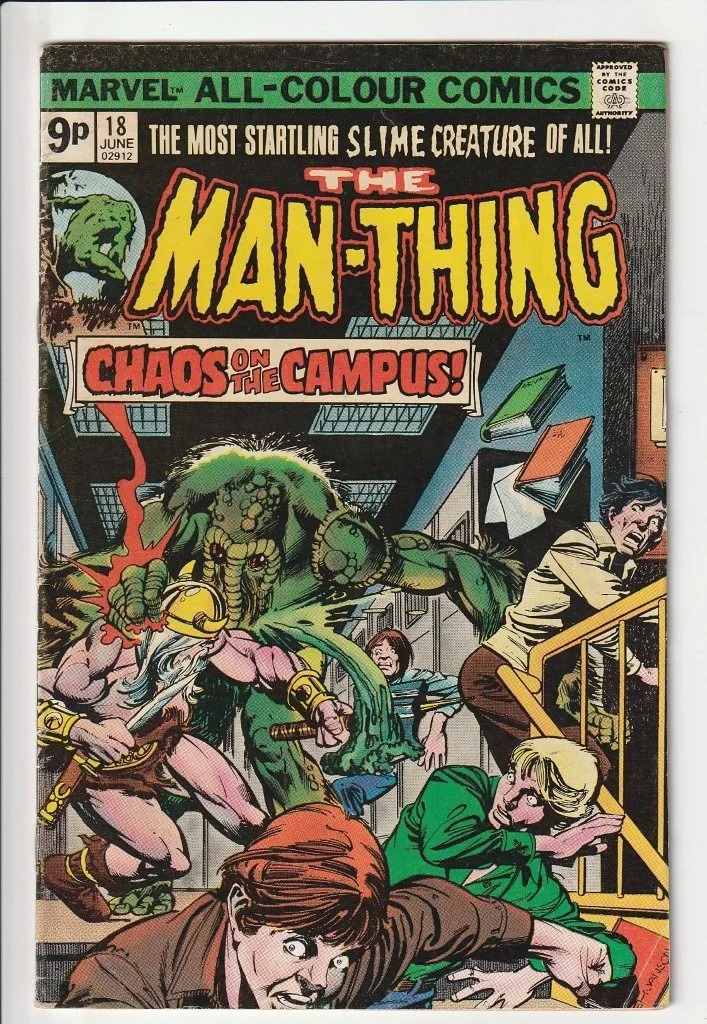 Man-Thing Series 1 #18 Pence Copy