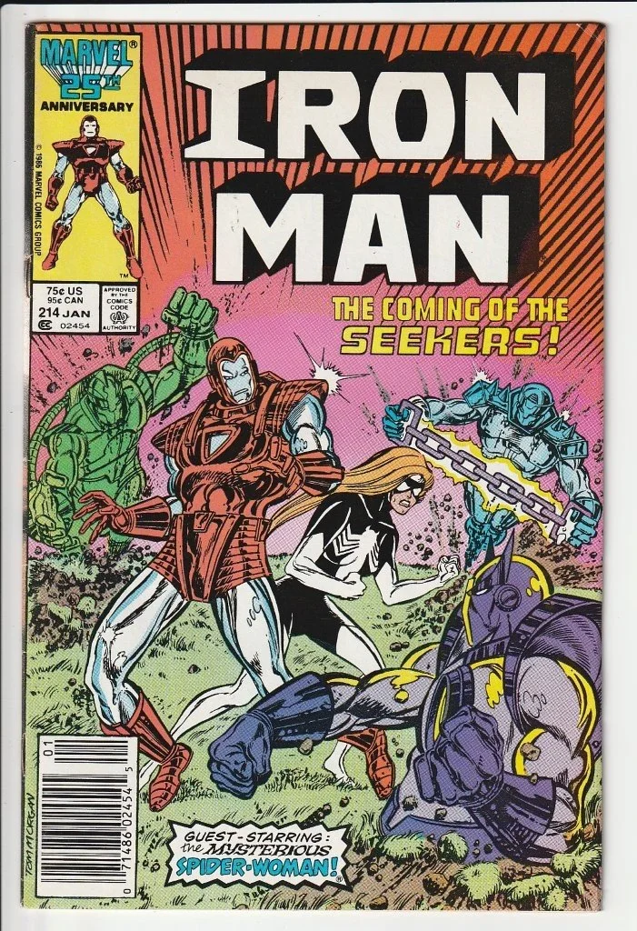 Iron Man Series 1 #214 Newsstand Edition