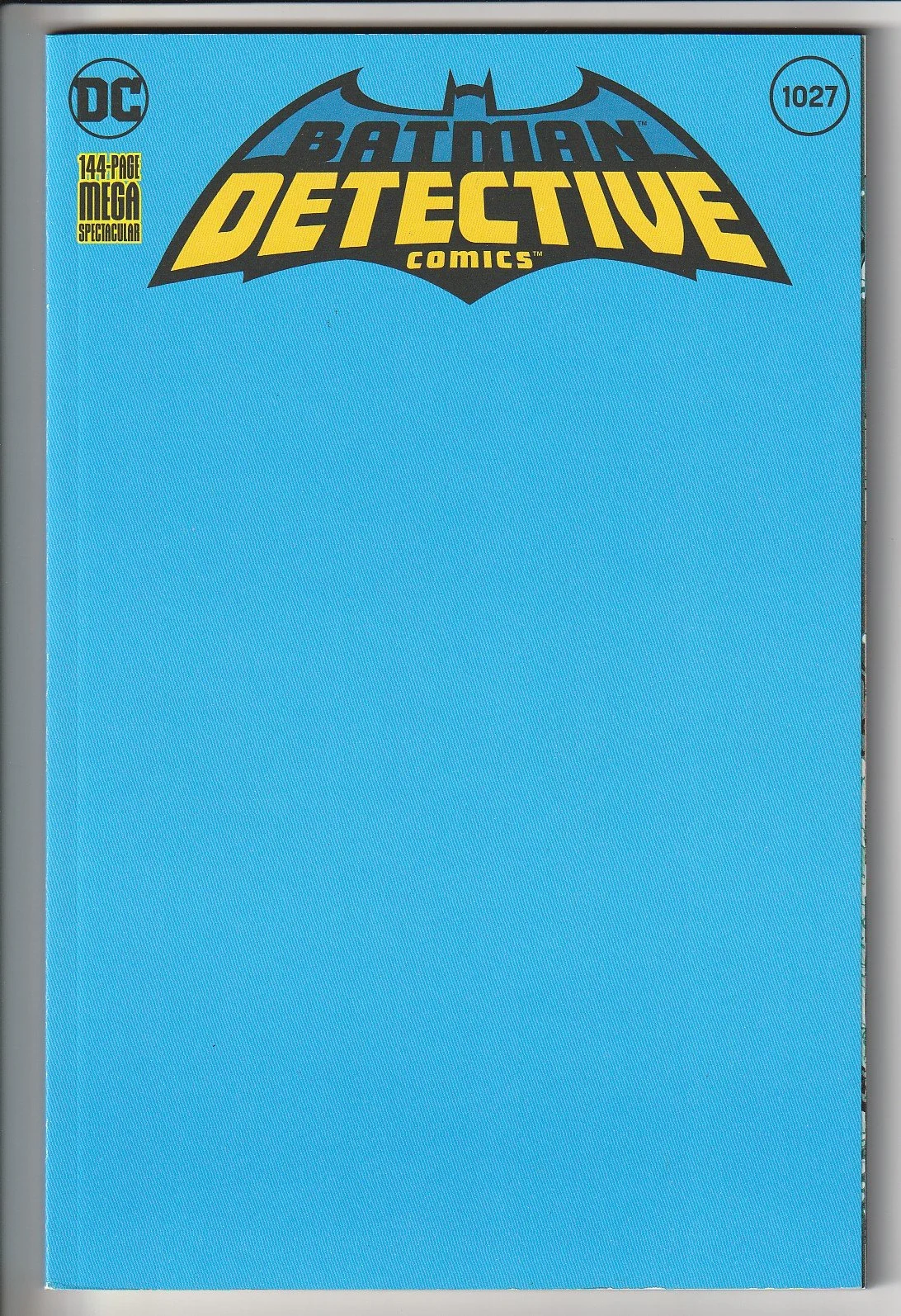 Detective Comics #1027 Blank Cover Variant