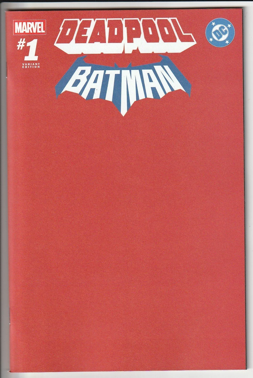 Deadpool Batman #1 Blank Cover Variant