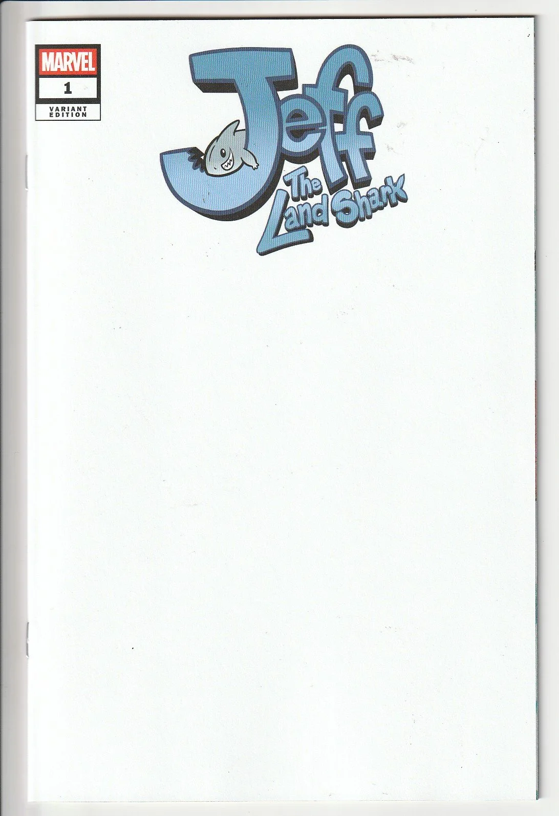 Jeff The Land Shark #1 Blank Cover Variant