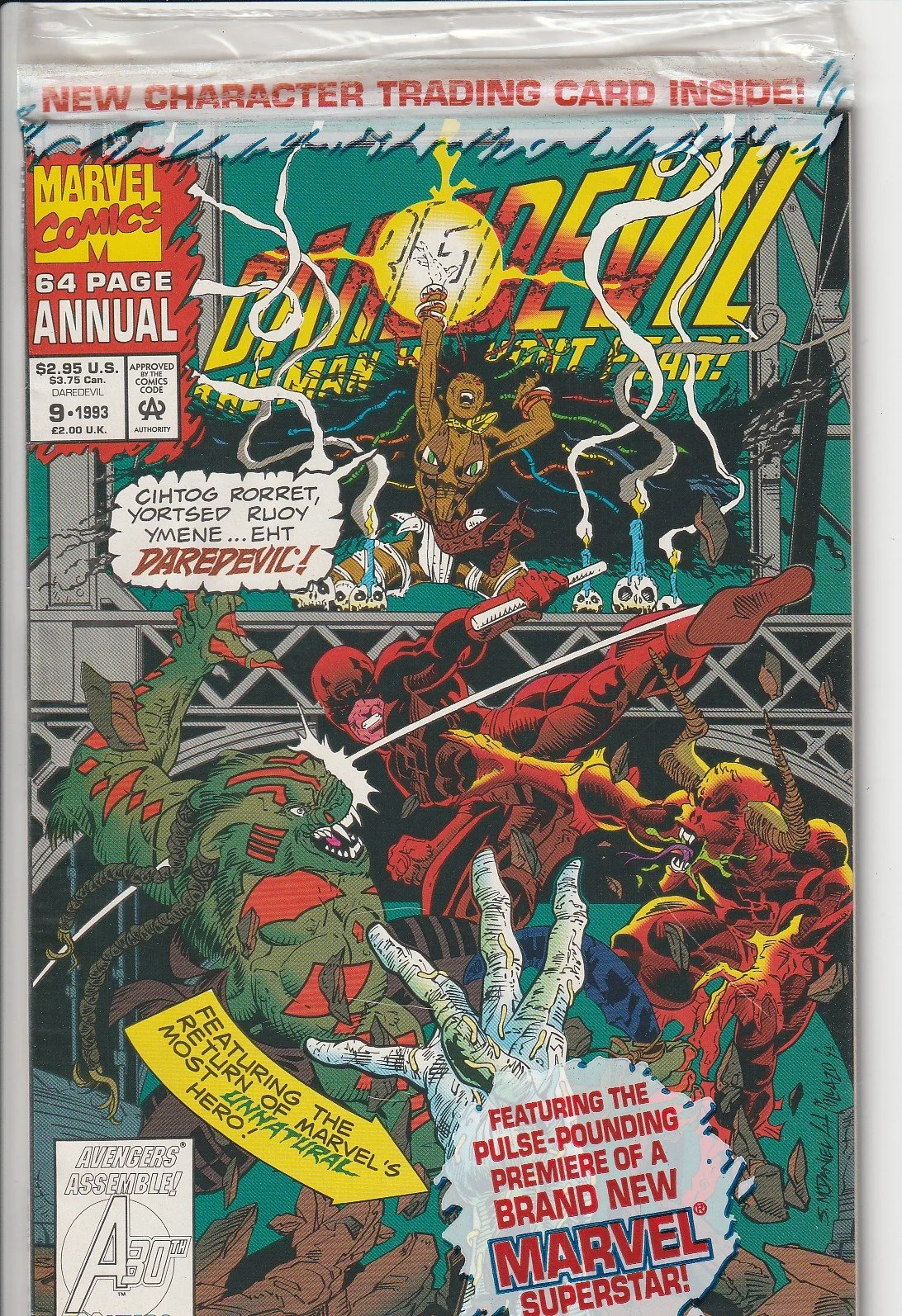 Daredevil Series 1 Annual #9 Sealed Polybag