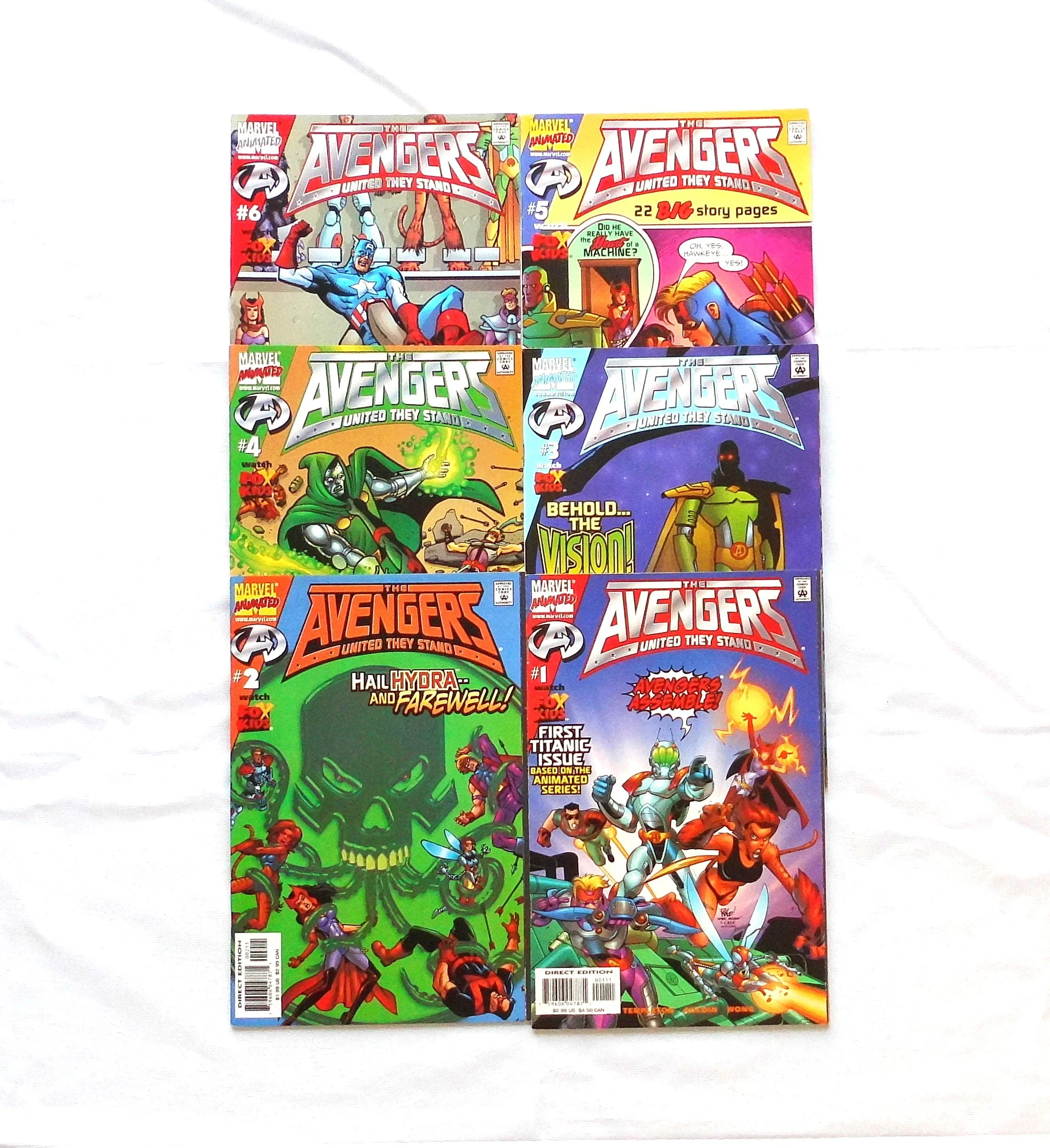 Avengers: United They Stand #1-6 Bundle