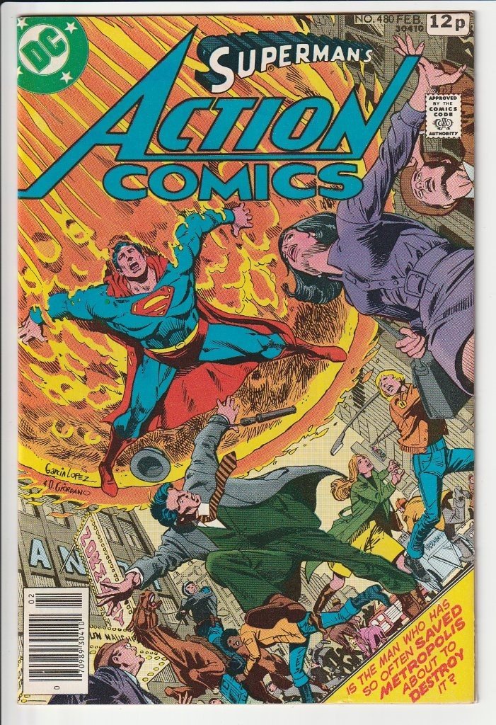Action Comics Series 1 #480 Pence Copy